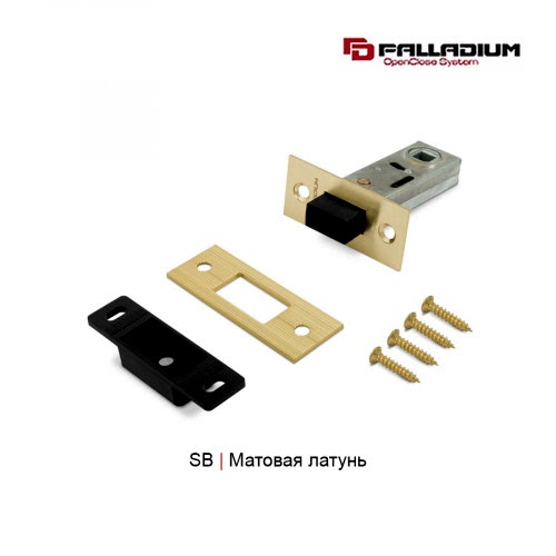 Защелка магнитная PALLADIUM 100, матовое золото Защелка магнитная PALLADIUM 100, матовое золото